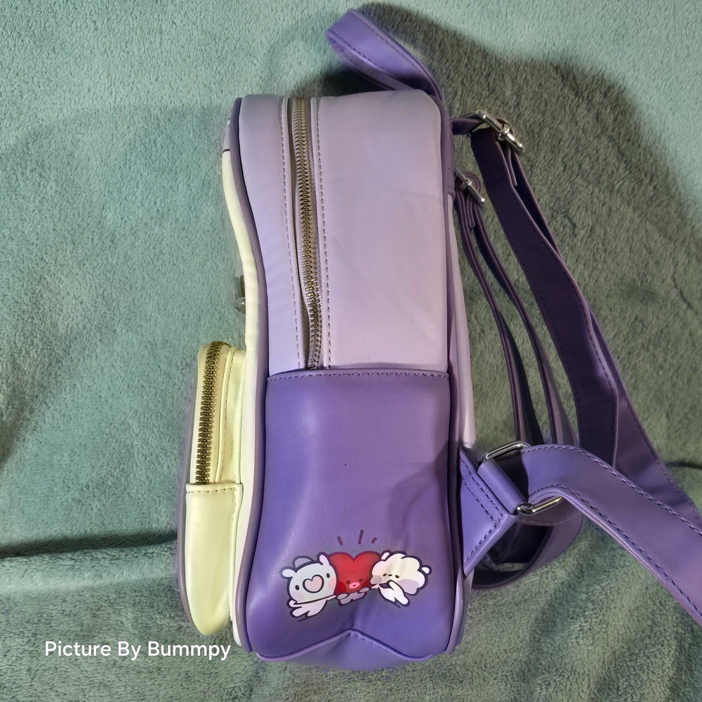 Purple and Yellow Kids Backpack - Picture 4 of 13